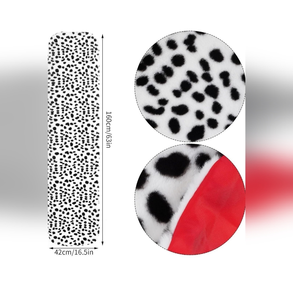 Source Unknown Dalmatian Print Cape With Red Lini… - image 2